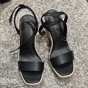 A New Day Black Espadrilles - Size 6.5 - NWOT